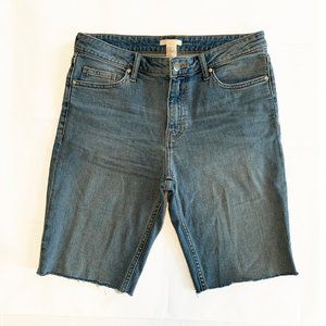 Slim Denim Shorts